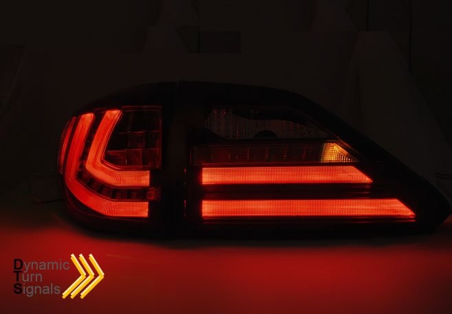 Taillights Lexus RX III 350 Led Tube Dynamic Red/Smoke