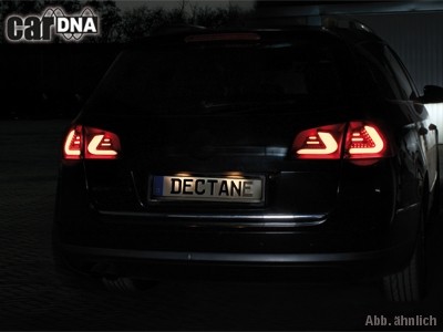 Taillights LED VW Passat 3C Variant 05-10 black/smoke