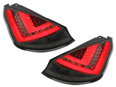 Ford Fiesta LED Tail Lights Smoke 2013-2017