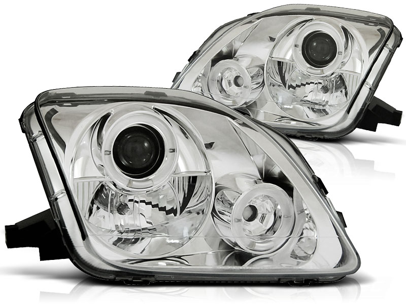 Headlights Honda Prelude 97- Chrome