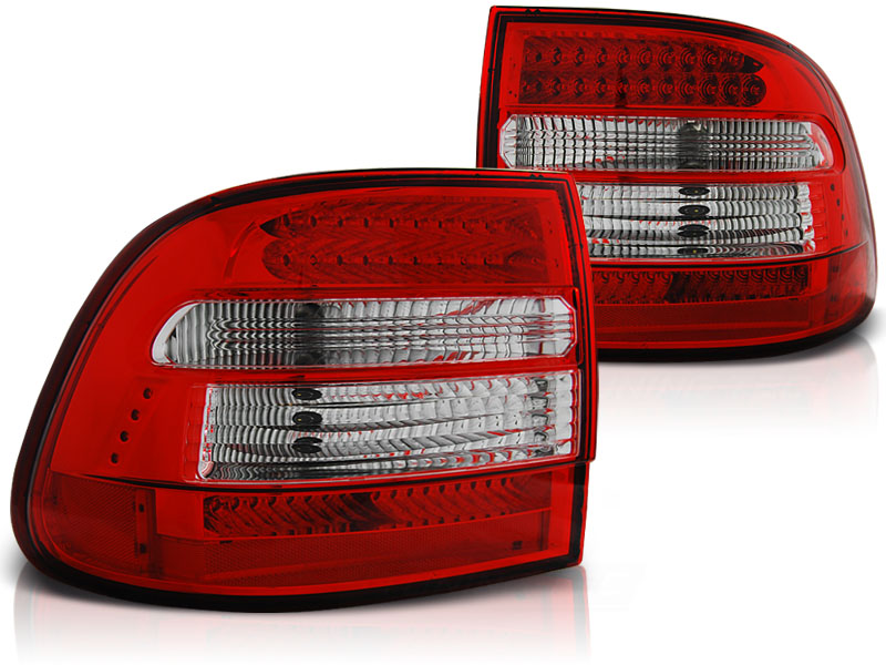 Taillights Porsche Cayenne LED Red/White