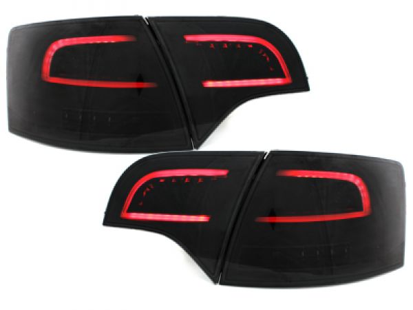 Taillights LED Audi A4 B7 Avant 04-08 black/smoke