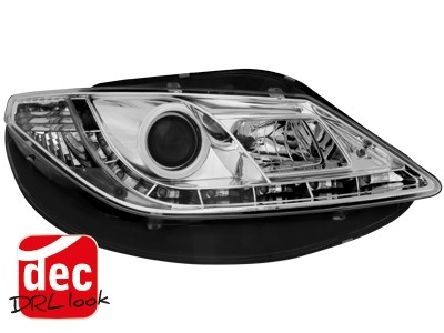 Headlights Seat Ibiza 6J 08-.. LED Devil Eyes Dayline chrome