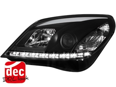 Headlights Opel Astra H 04-09 D-Lite black