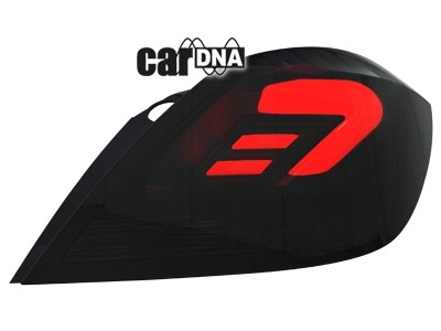 Taillights led Opel Atra H 5T 05-10 black/smoke Cardna