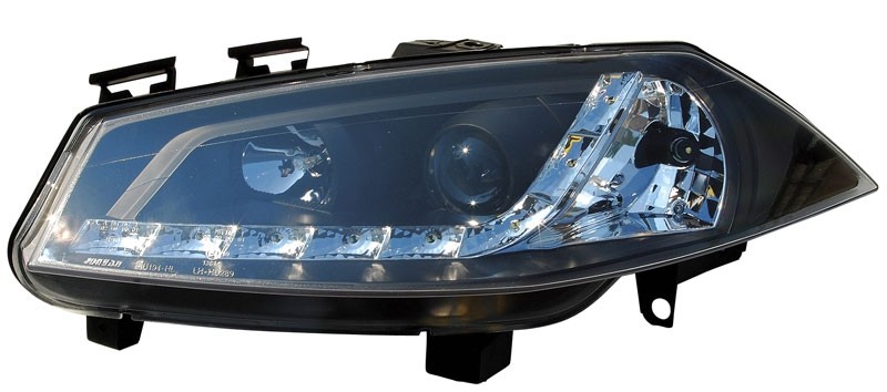 Headlights Renault Megane 03-.. LED Devil Eyes Dayline black