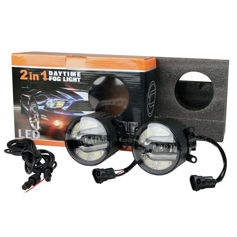 LED DRL / FOG LIGHT 90mm 9-32V