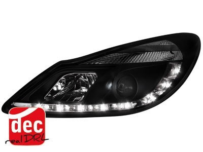 Headlights Opel Corsa D 06- Devil Eyes Dlite LED Black