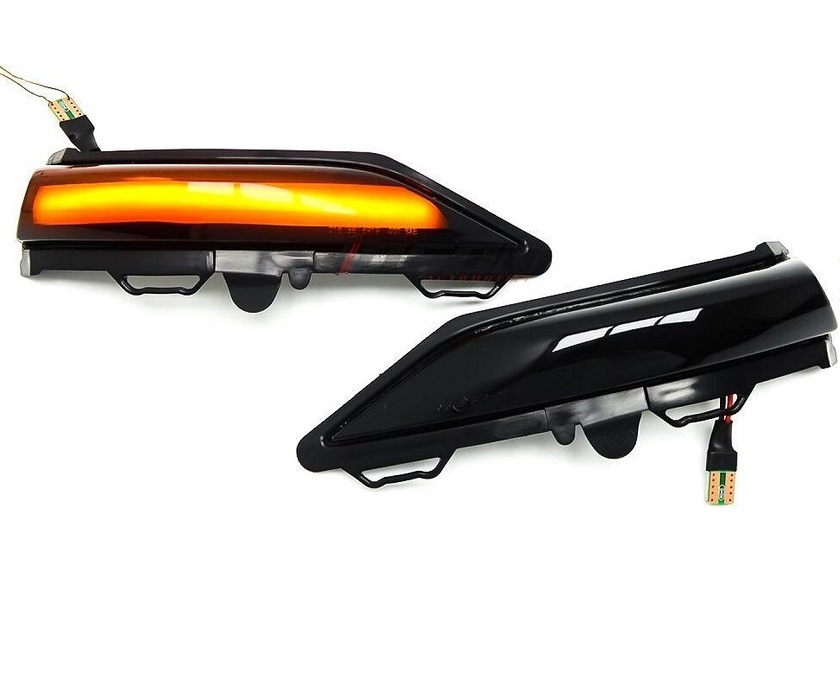 Turning Signals Mirrors Ford Fiesta 2017-2021 Dynamic LED Black
