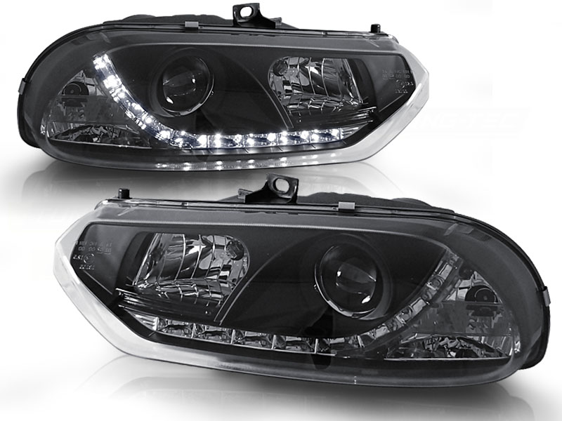 Headlights Alfa Romeo 156 LED Devil Eyes Dayline Black