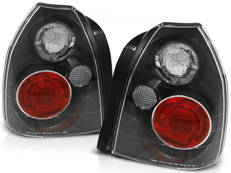 Taillights Honda Civic 96-01 3 door Black