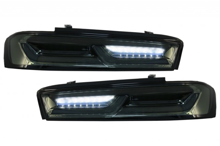 Tail Lights Chevrolet Camaro SS (2015-2017) LED Dynamic Turning Lights Smoke