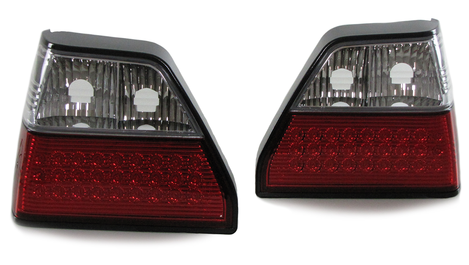 Taillights VW Golf II LED Red/White clear
