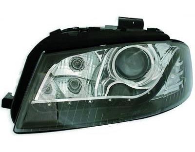 Headlights Audi A3 8P LED Devil Eyes Dayline Black