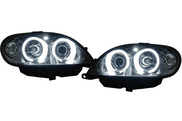 Headlights Citroen Saxo 00-04 Angel Eyes CCFL