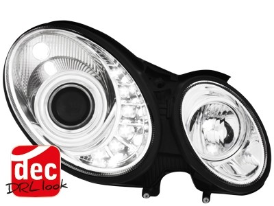 Headlights Mercedes-Benz E-Klasse Typ W211 Dayline 06-08 chome