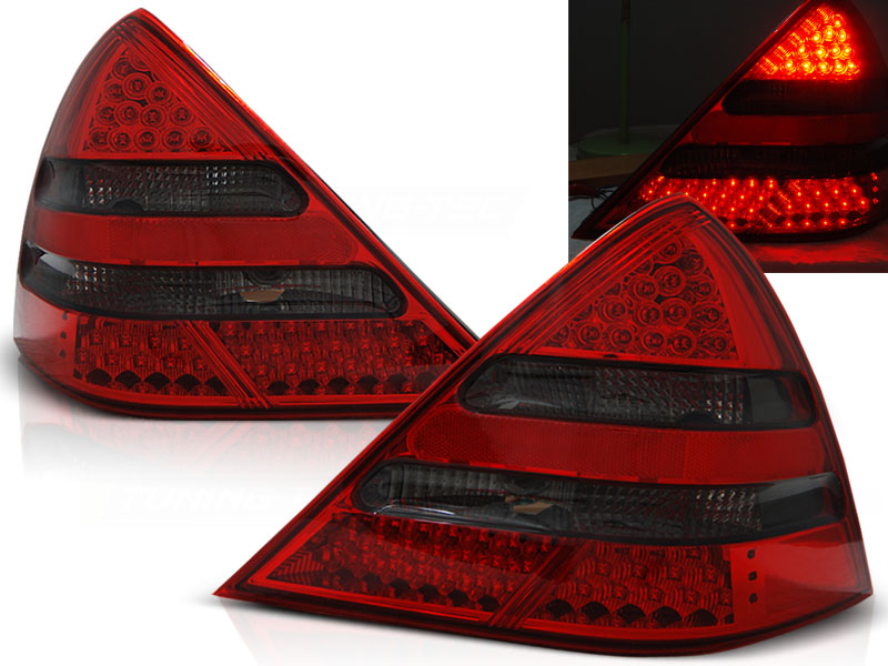 Taillights Mercedes SLK (R170 00-04) LED Red/smoke