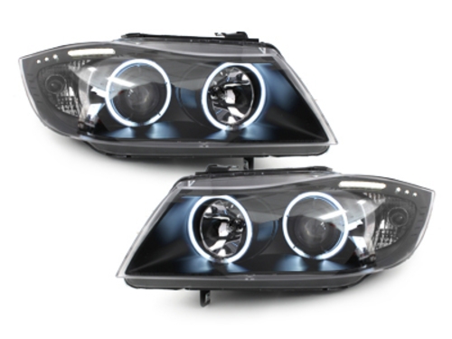 Headlights BMW E90 05-08 CCFL LED Angel eyes