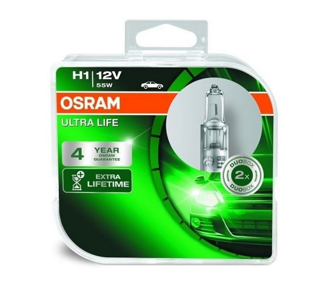 Osram Ultra Life Gloeilamp H1 55w 64150ULT-HCB