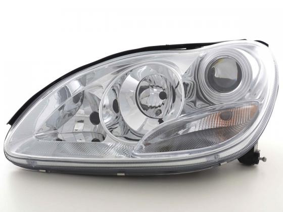 Headlights Mercedes-Benz S-Klasse Typ W220 Bj. 02-05 chome