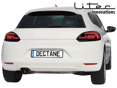 Taillights Cardna VW Scirocco 08- LED Dyna red/smoke