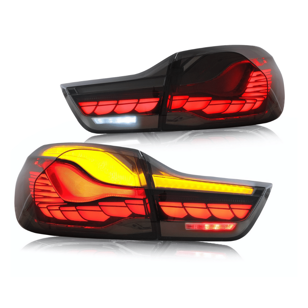 Taillights BMW F30 F35 F80 2011-2019 LCI Design OLED smoke