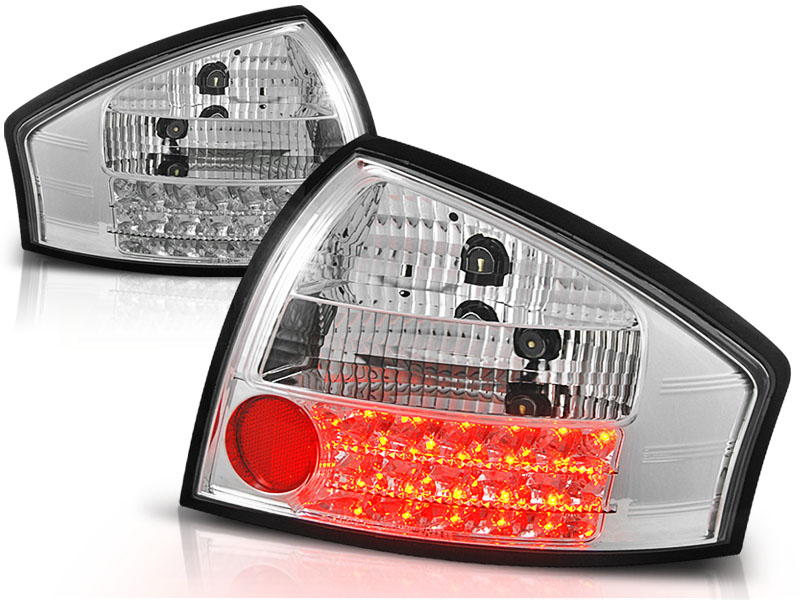 Taillights LED Chrome Audi A6 97-04