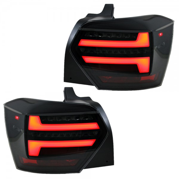 Lightbar taillights for VW Polo 2G AW year 17-21 black/smoke