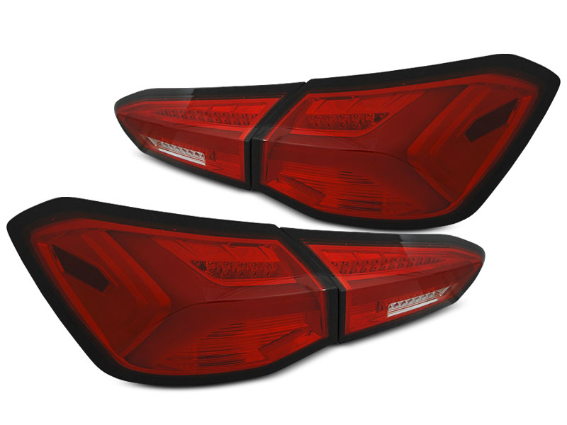 Taillights Ford Fiesta 18-21 Hatchback Dynamic LED Smoke