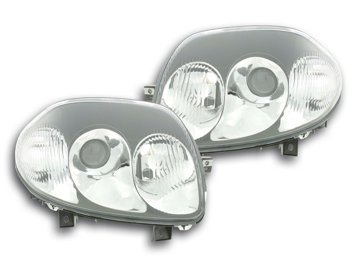 Headlights Renault Clio B Black
