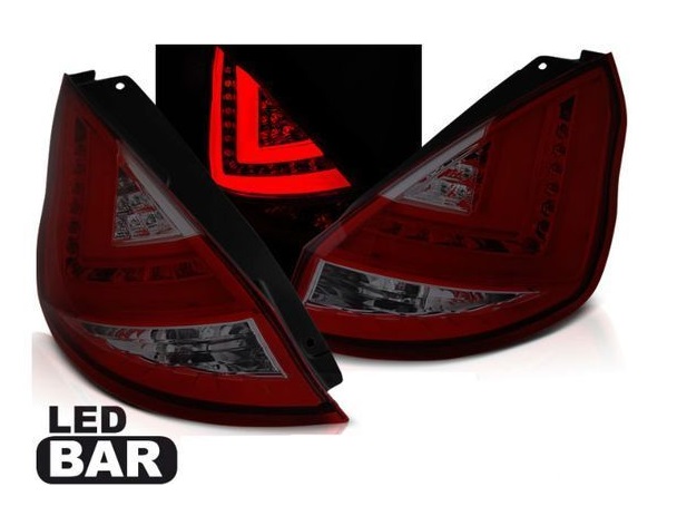 Taillights Ford Fiesta LED Smoke -13