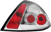 Taillights Renault Megane 03-.. 3/5 door Chrome