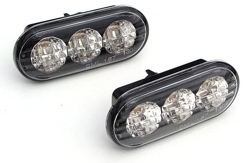 Indicators LED VW Black/Chrome