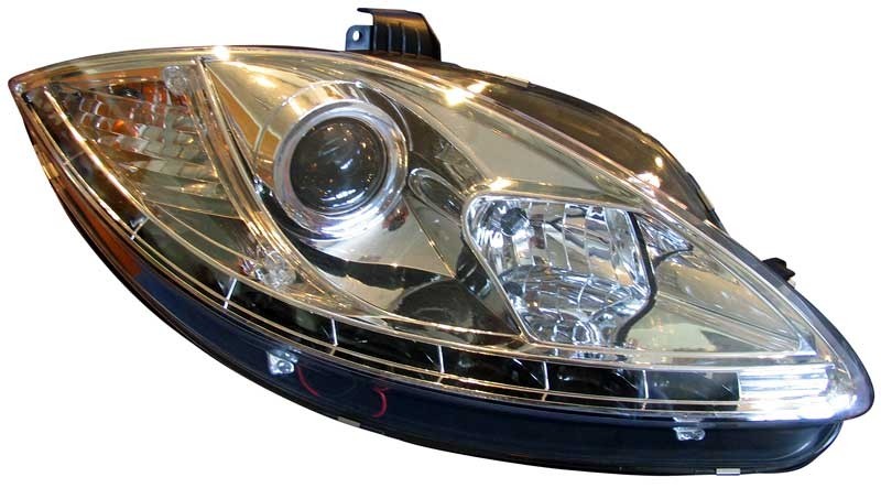 Headlights Seat Leon/Altea/Toledo 05-.. LED Devil Eyes Dayline c