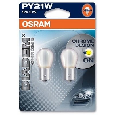 Osram Lamp BAU15S Fitting chrome orange